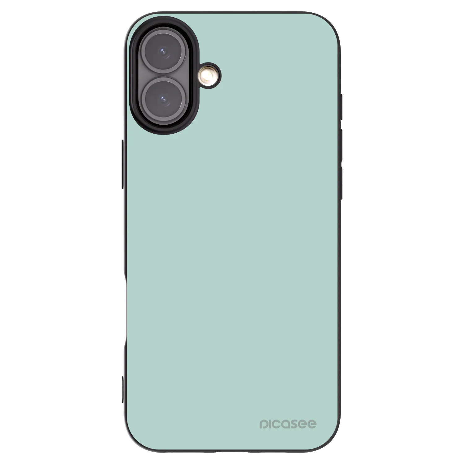 Picasee Apple iPhone 16 Plus Hülle - Schwarzes Silikon - Pastel Charm