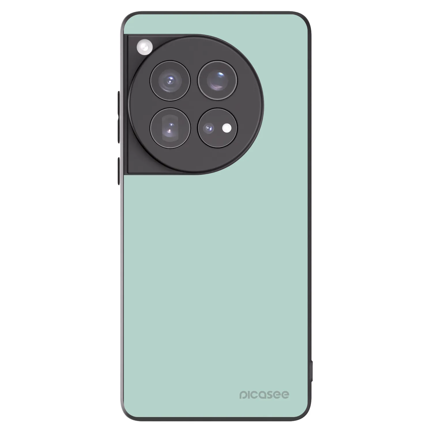 Picasee OnePlus 12 5G Hülle - Schwarzes Silikon - Pastel Charm