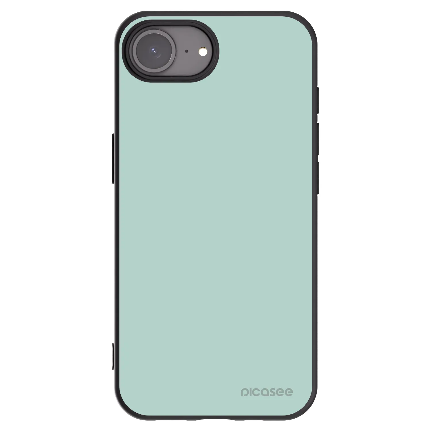Picasee Apple iPhone 16e Hülle - Schwarzes Silikon - Pastel Charm