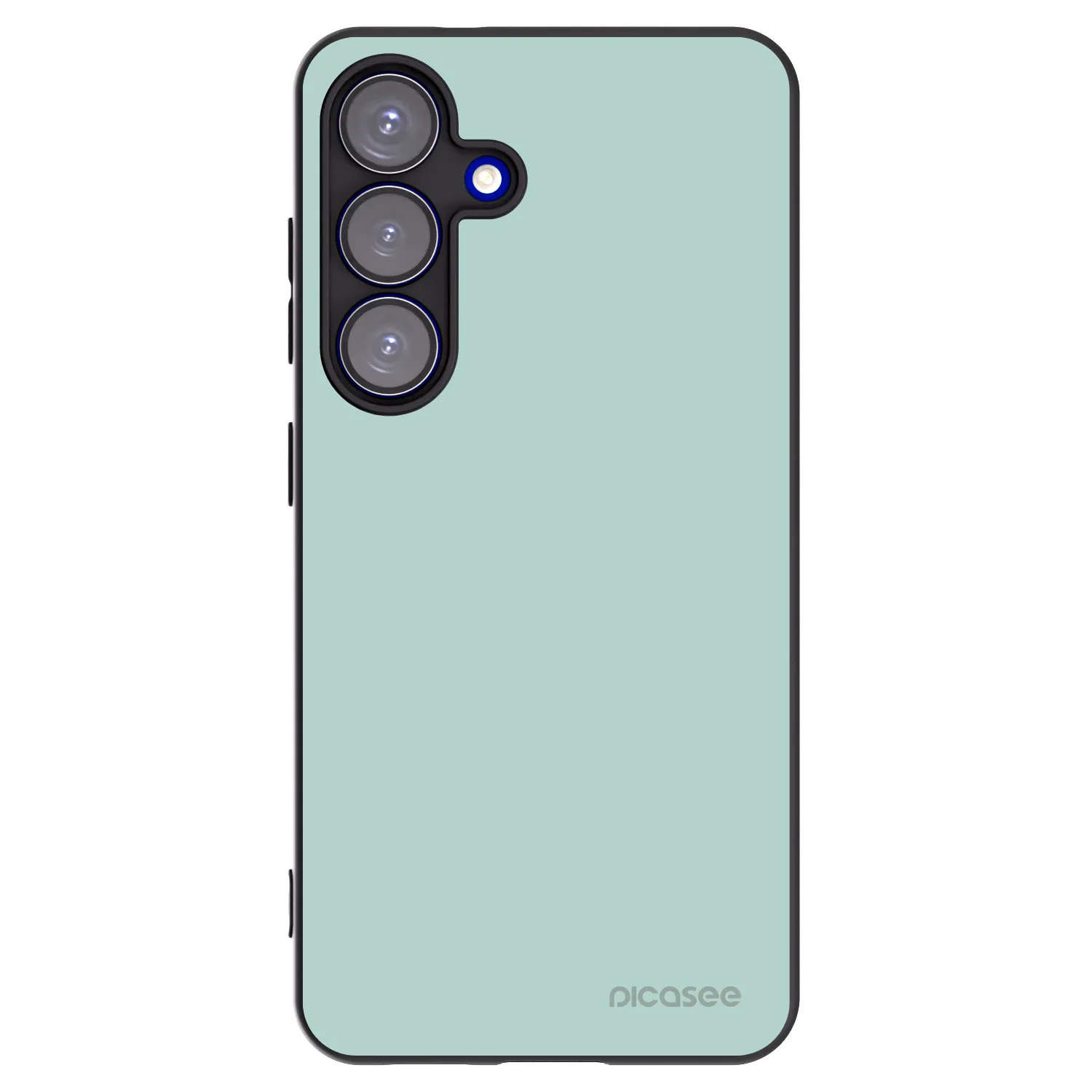 Picasee Samsung Galaxy S25 5G Hülle - Schwarzes Silikon - Pastel Charm