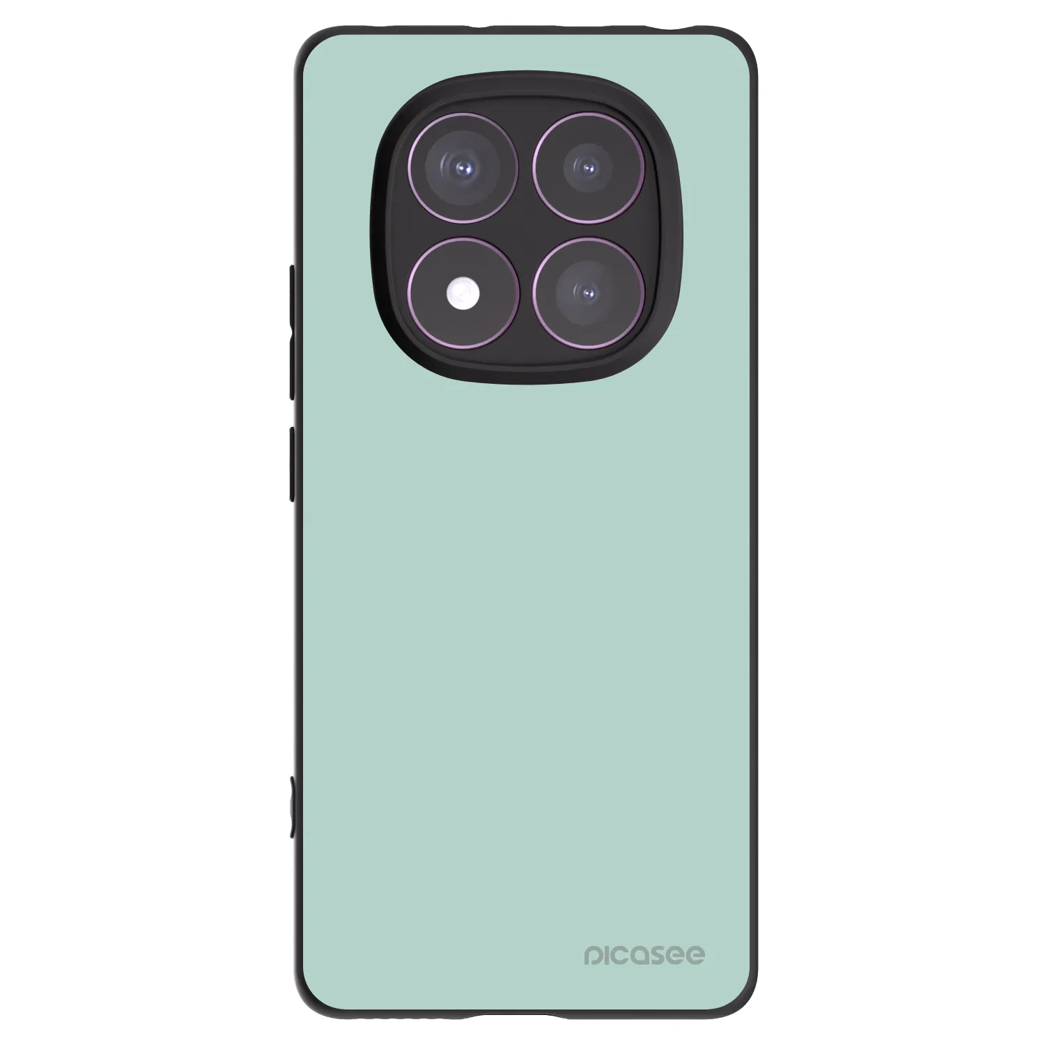 Picasee Xiaomi Redmi Note 14 Pro 4G Hülle - Schwarzes Silikon - Pastel Charm