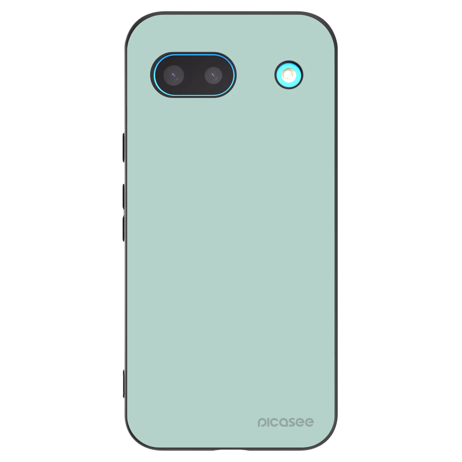 Picasee Google Pixel 8a Hülle - Schwarzes Silikon - Pastel Charm