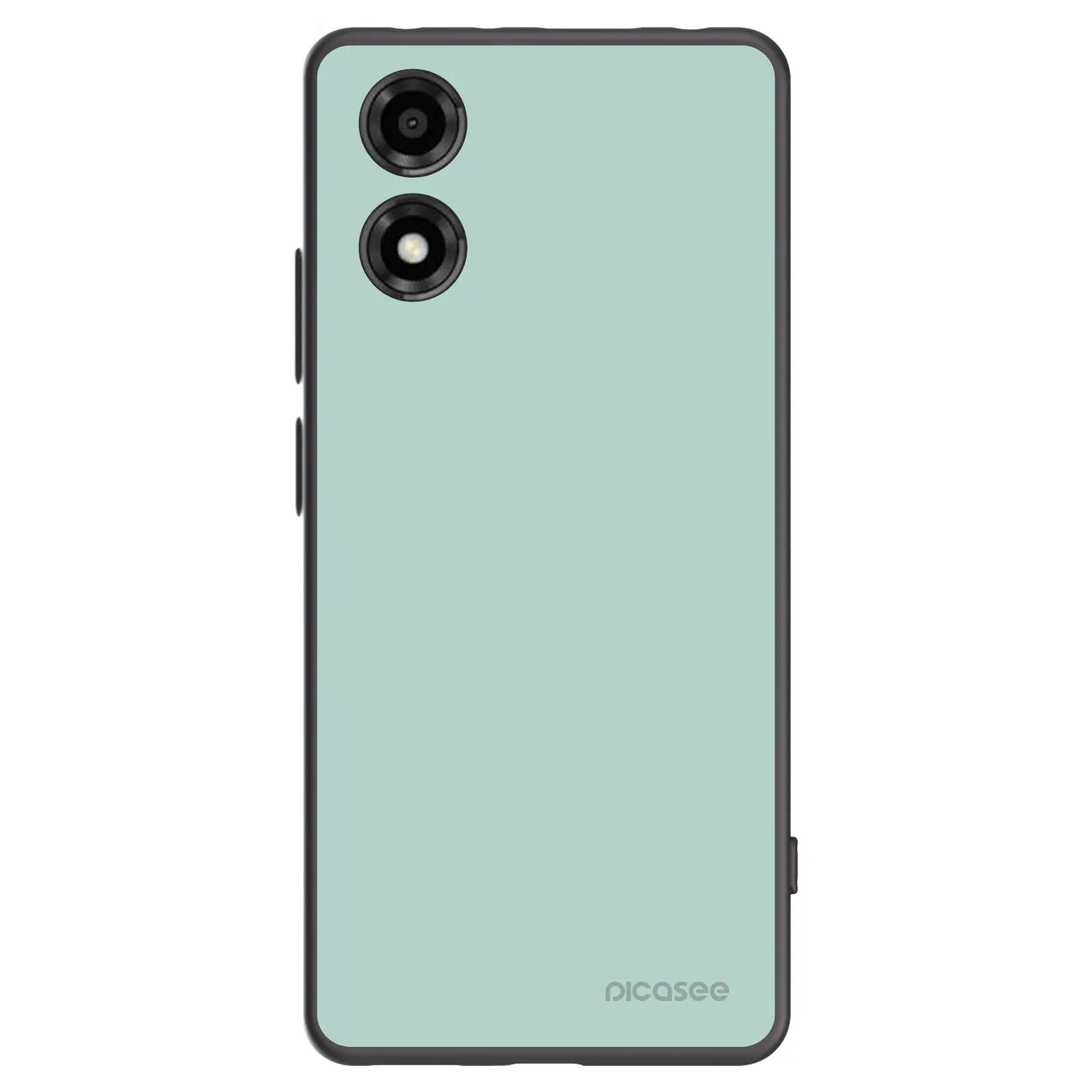 Picasee Motorola Moto E14 Hülle - Schwarzes Silikon - Pastel Charm