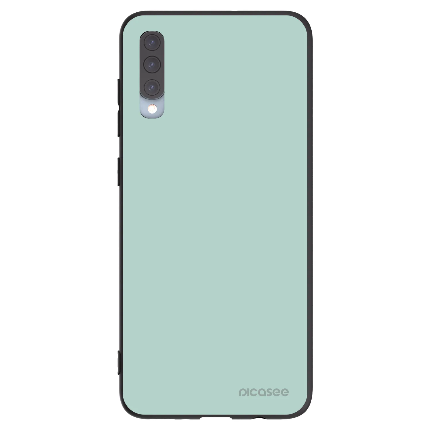 Picasee Samsung Galaxy A70 A705F Hülle - Schwarzes Silikon - Pastel Charm