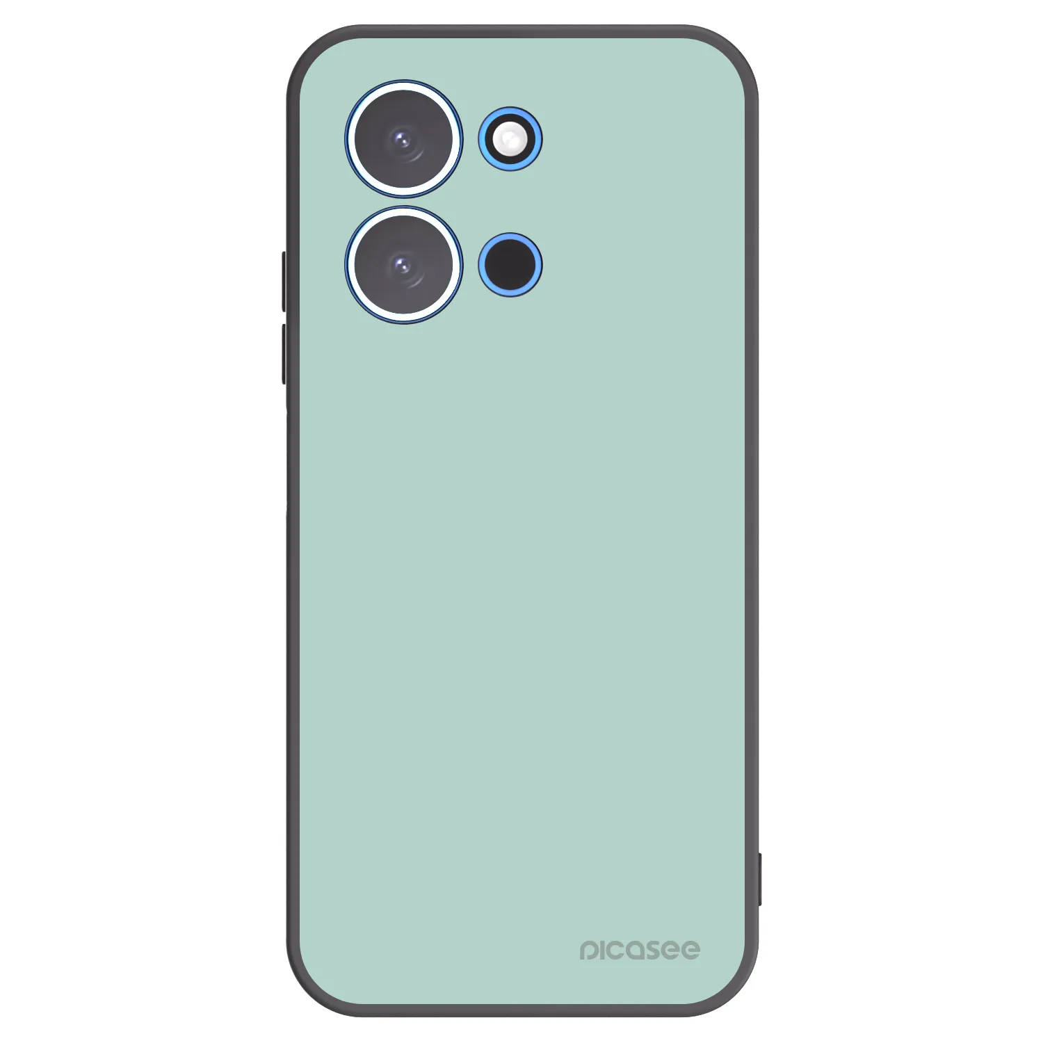Picasee Xiaomi Redmi 15C 4G Hülle - Schwarzes Silikon - Pastel Charm
