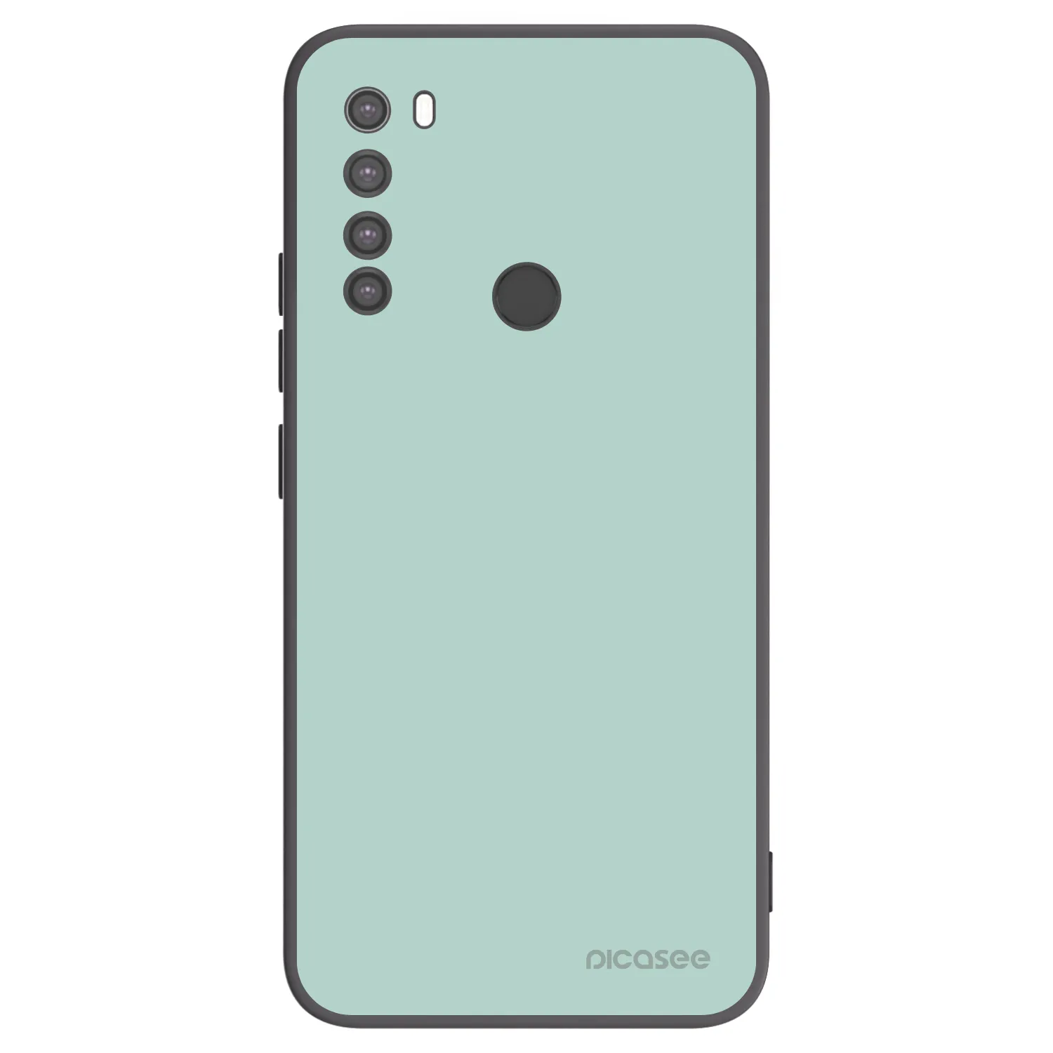 Picasee Xiaomi Redmi Note 8 Hülle - Schwarzes Silikon - Pastel Charm