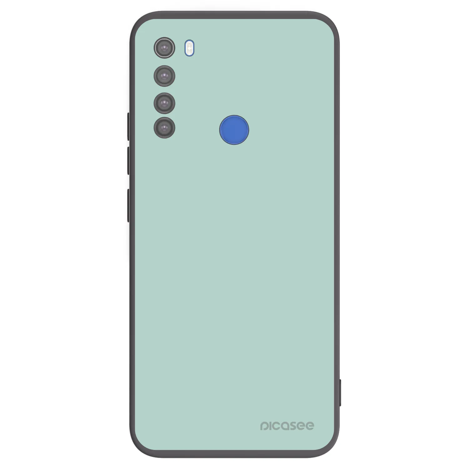 Picasee Xiaomi Redmi Note 8T Hülle - Schwarzes Silikon - Pastel Charm