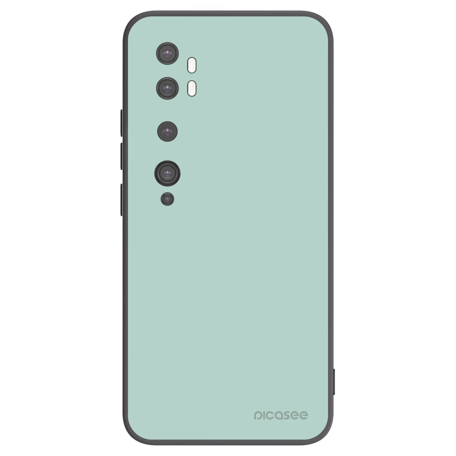Picasee Xiaomi Mi Note 10 (Pro) Hülle - Schwarzes Silikon - Pastel Charm
