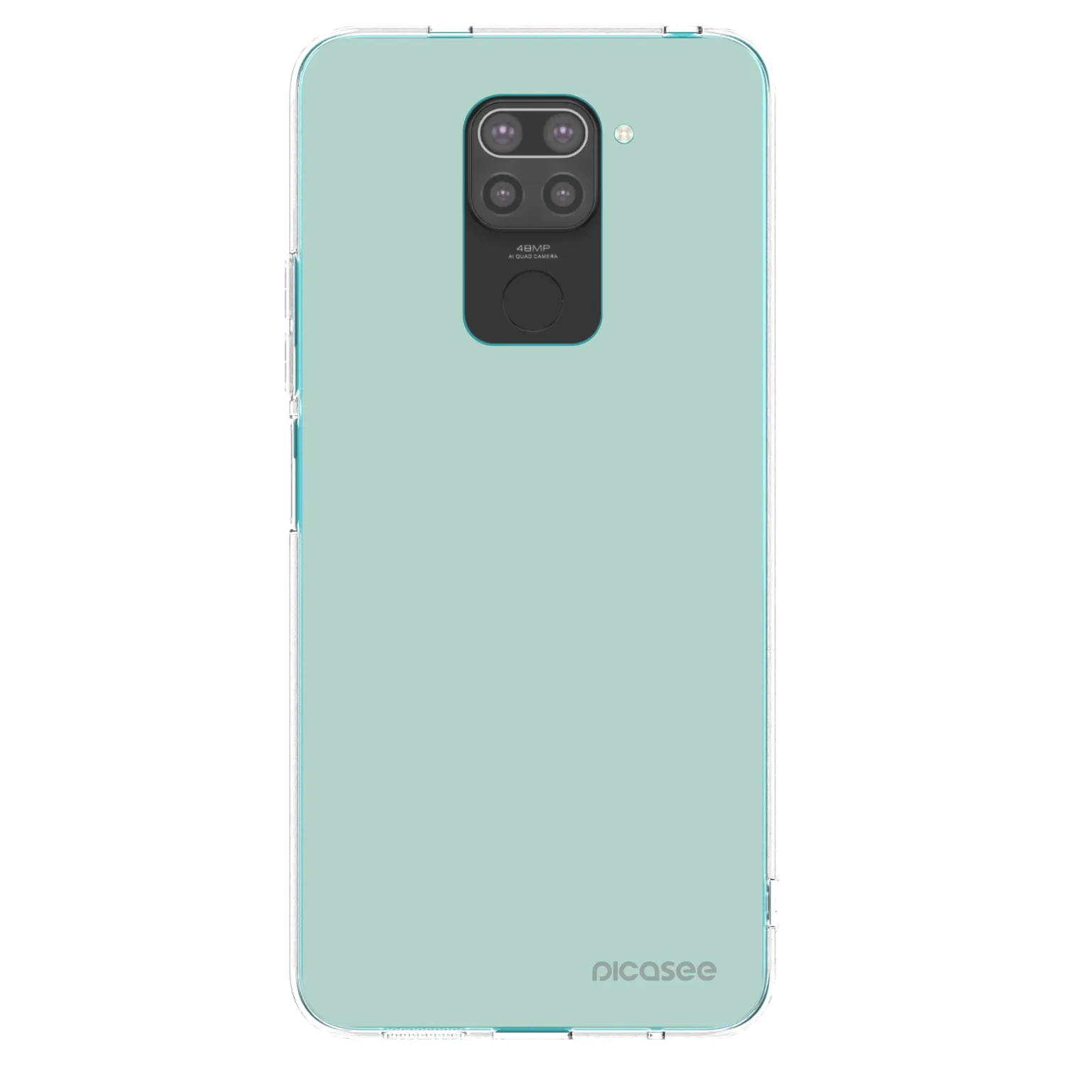 Picasee Xiaomi Redmi Note 9 Hülle - Schwarzes Silikon - Pastel Charm