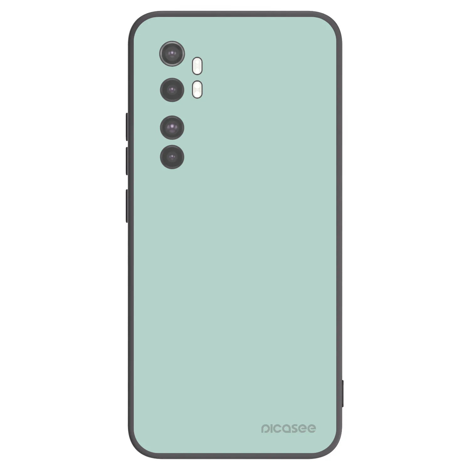 Picasee Xiaomi Mi Note 10 Lite Hülle - Schwarzes Silikon - Pastel Charm