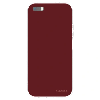 Picasee Apple iPhone 5/5S/SE Hülle - Transparentes Silikon - Red Bliss