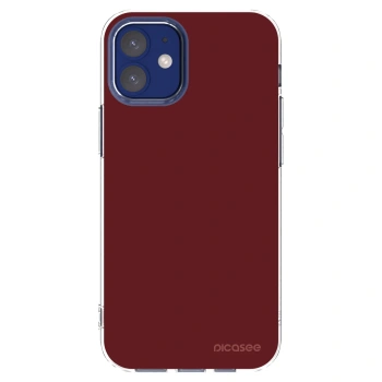 Picasee Apple iPhone 12 mini Hülle - Transparentes Silikon - Red Bliss