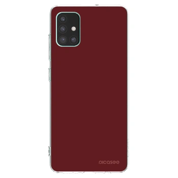 Picasee Samsung Galaxy M51 M515F Hülle - Transparentes Silikon - Red Bliss