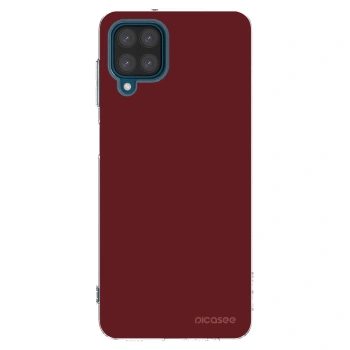Picasee Samsung Galaxy A12 A125F Hülle - Transparentes Silikon - Red Bliss