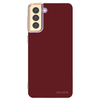 Picasee Samsung Galaxy S21+ 5G G996F Hülle - Transparentes Silikon - Red Bliss