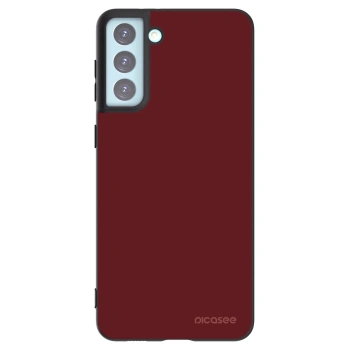 Picasee Samsung Galaxy S21+ 5G G996F Hülle - Schwarzes Silikon - Red Bliss