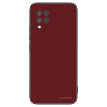 Picasee Samsung Galaxy A42 A426B Hülle - Schwarzes Silikon - Red Bliss