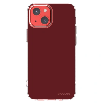 Picasee Apple iPhone 13 mini Hülle - Transparentes Silikon - Red Bliss