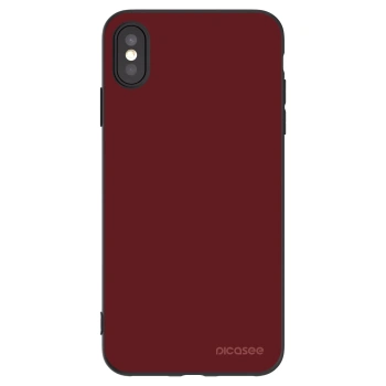 Picasee Apple iPhone XS Max Hülle - Schwarzes Silikon - Red Bliss