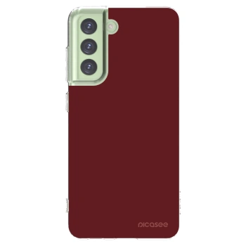 Picasee Samsung Galaxy S21 FE 5G Hülle - Transparentes Silikon - Red Bliss