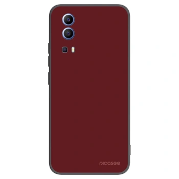 Picasee Vivo Y52 5G Hülle - Schwarzes Silikon - Red Bliss
