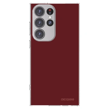 Picasee Samsung Galaxy S23 Ultra 5G Hülle - Transparentes Silikon - Red Bliss