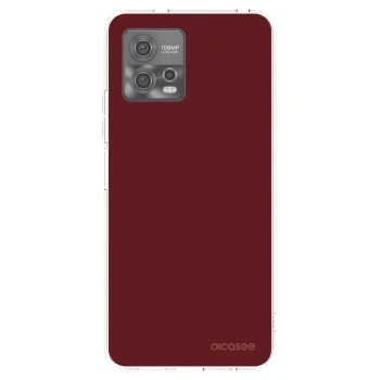 Picasee Motorola Moto G72 Hülle - Transparentes Silikon - Red Bliss