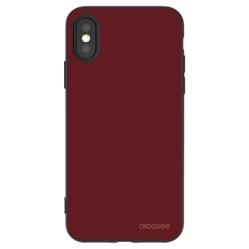 Picasee Apple iPhone X/XS Hülle - Schwarzes Silikon - Red Bliss