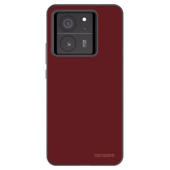 Picasee Xiaomi 13T Hülle - Schwarzes Silikon - Red Bliss