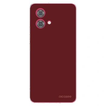 Picasee Motorola Moto G84 5G Hülle - Transparentes Silikon - Red Bliss
