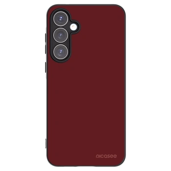 Picasee Samsung Galaxy A55 5G A556B Hülle - Schwarzes Silikon - Red Bliss