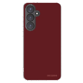 Picasee Samsung Galaxy S24 FE S721B Hülle - Transparentes Silikon - Red Bliss