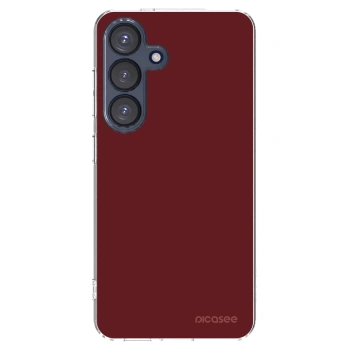 Picasee Samsung Galaxy S25 5G Hülle - Transparentes Silikon - Red Bliss