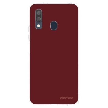 Picasee Samsung Galaxy A40 A405F Hülle - Transparentes Silikon - Red Bliss