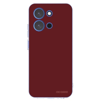 Picasee Xiaomi Redmi 15C 4G Hülle - Transparentes Silikon - Red Bliss