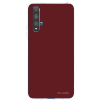 Picasee Huawei Nova 5T Hülle - Transparentes Silikon - Red Bliss