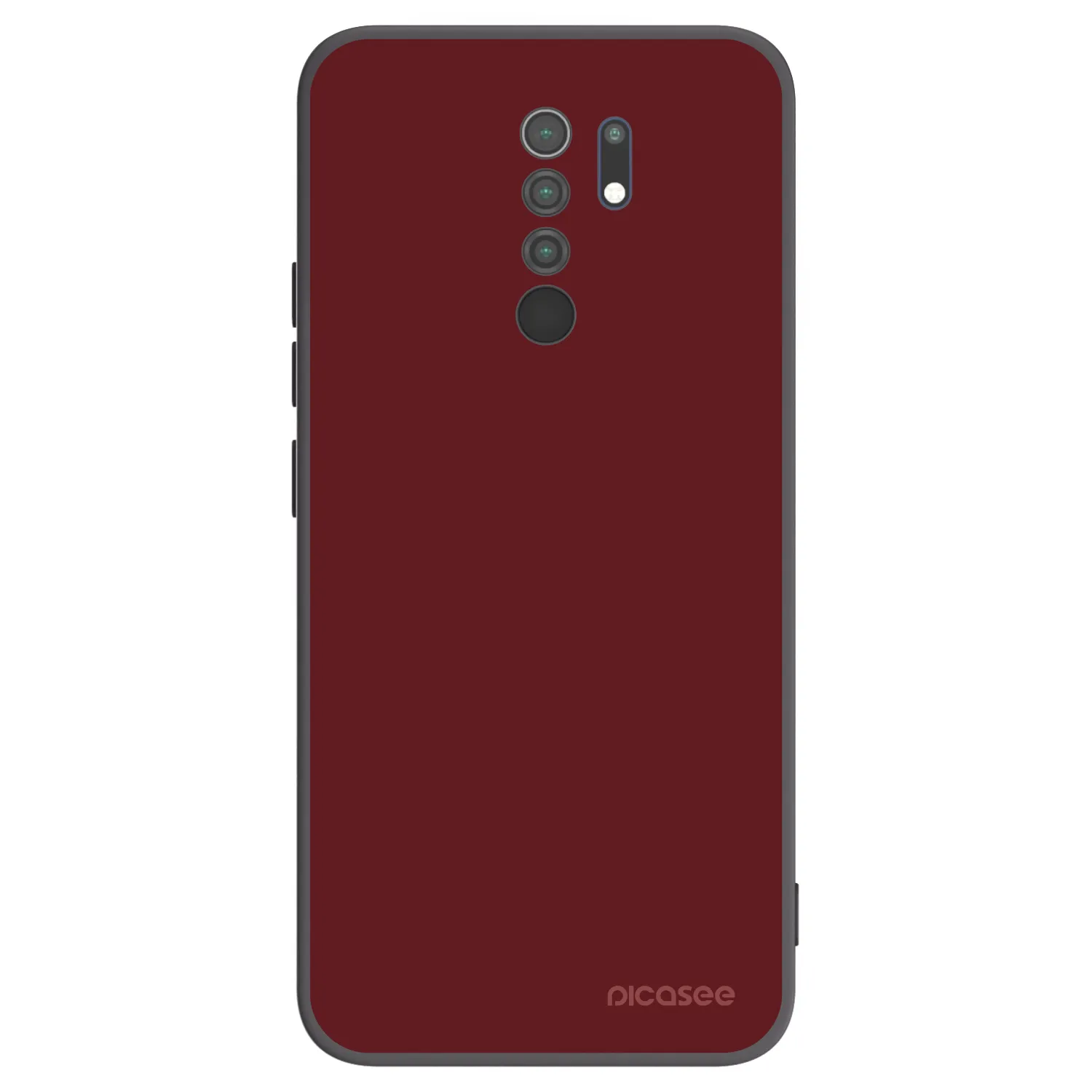 Picasee Xiaomi Redmi 9 Hülle - Schwarzes Silikon - Red Bliss