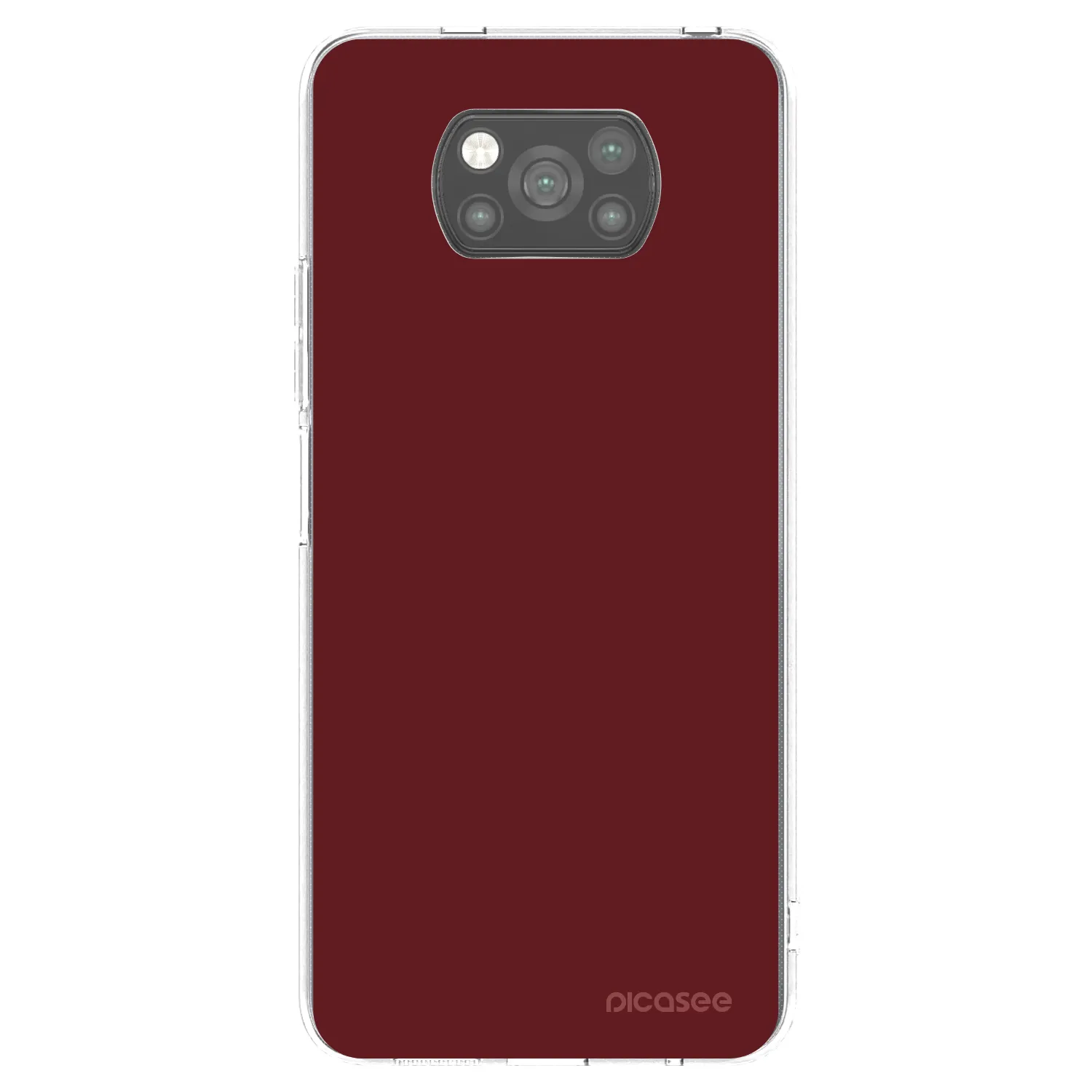 Picasee Xiaomi Poco X3 Hülle - Schwarzes Silikon - Red Bliss