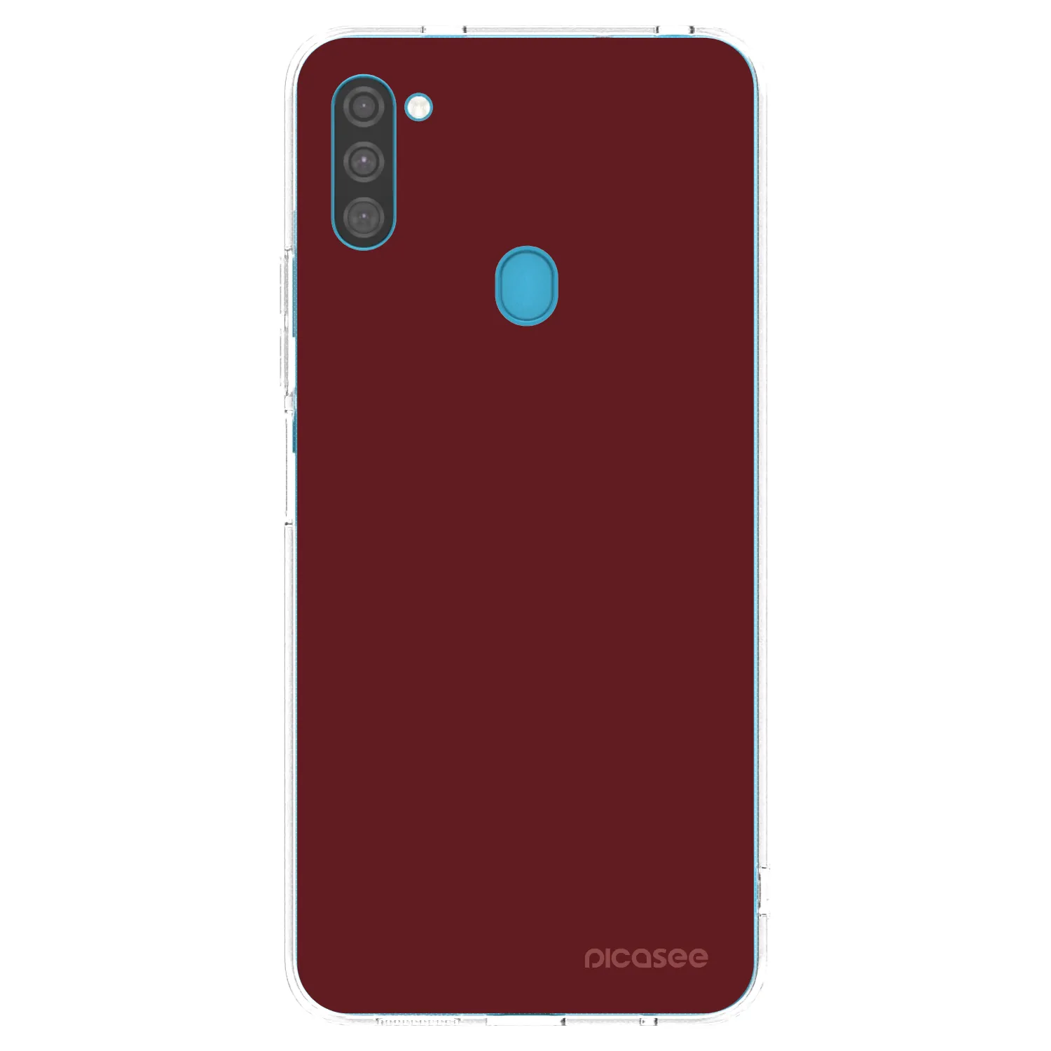 Picasee Samsung Galaxy M11 Hülle - Transparentes Silikon - Red Bliss
