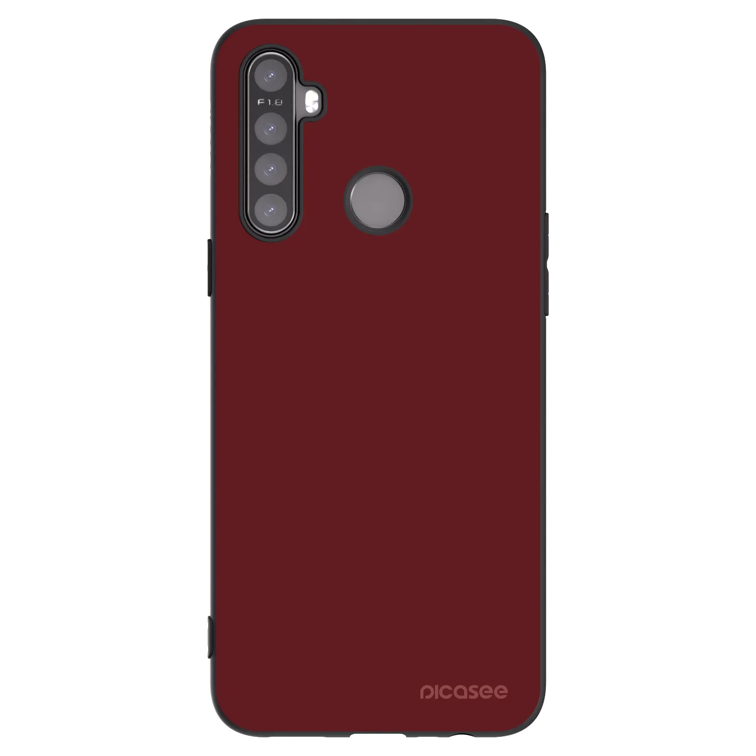 Picasee Realme 6i Hülle - Schwarzes Silikon - Red Bliss