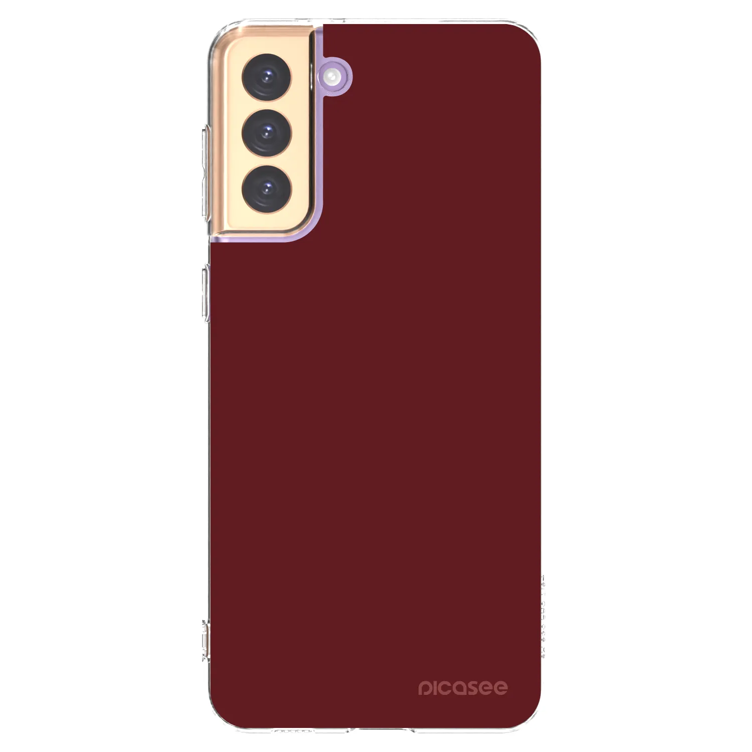 Picasee Samsung Galaxy S21+ 5G G996F Hülle - Transparentes Silikon - Red Bliss