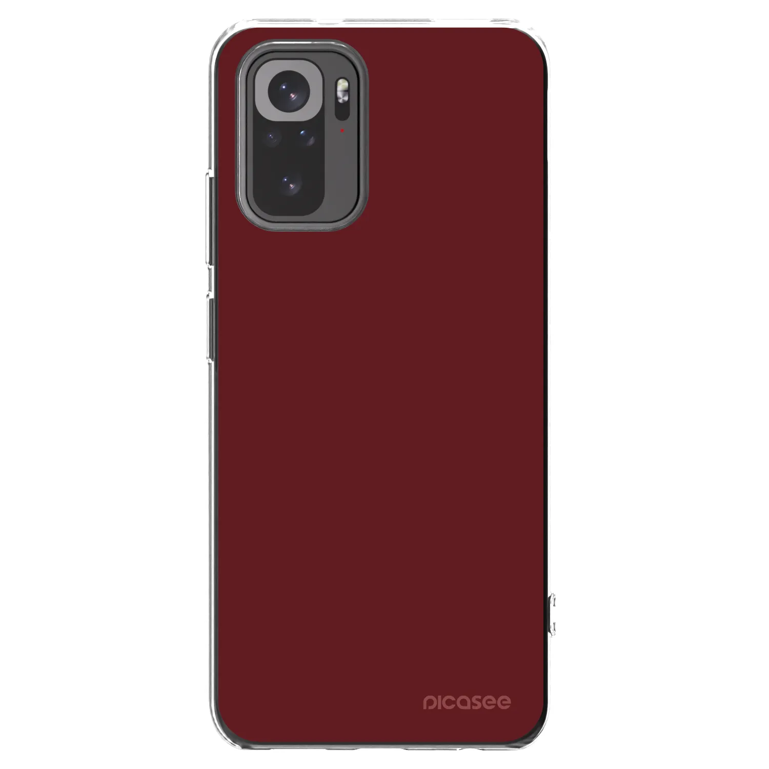 Picasee Xiaomi Redmi Note 10 Hülle - Transparentes Silikon - Red Bliss