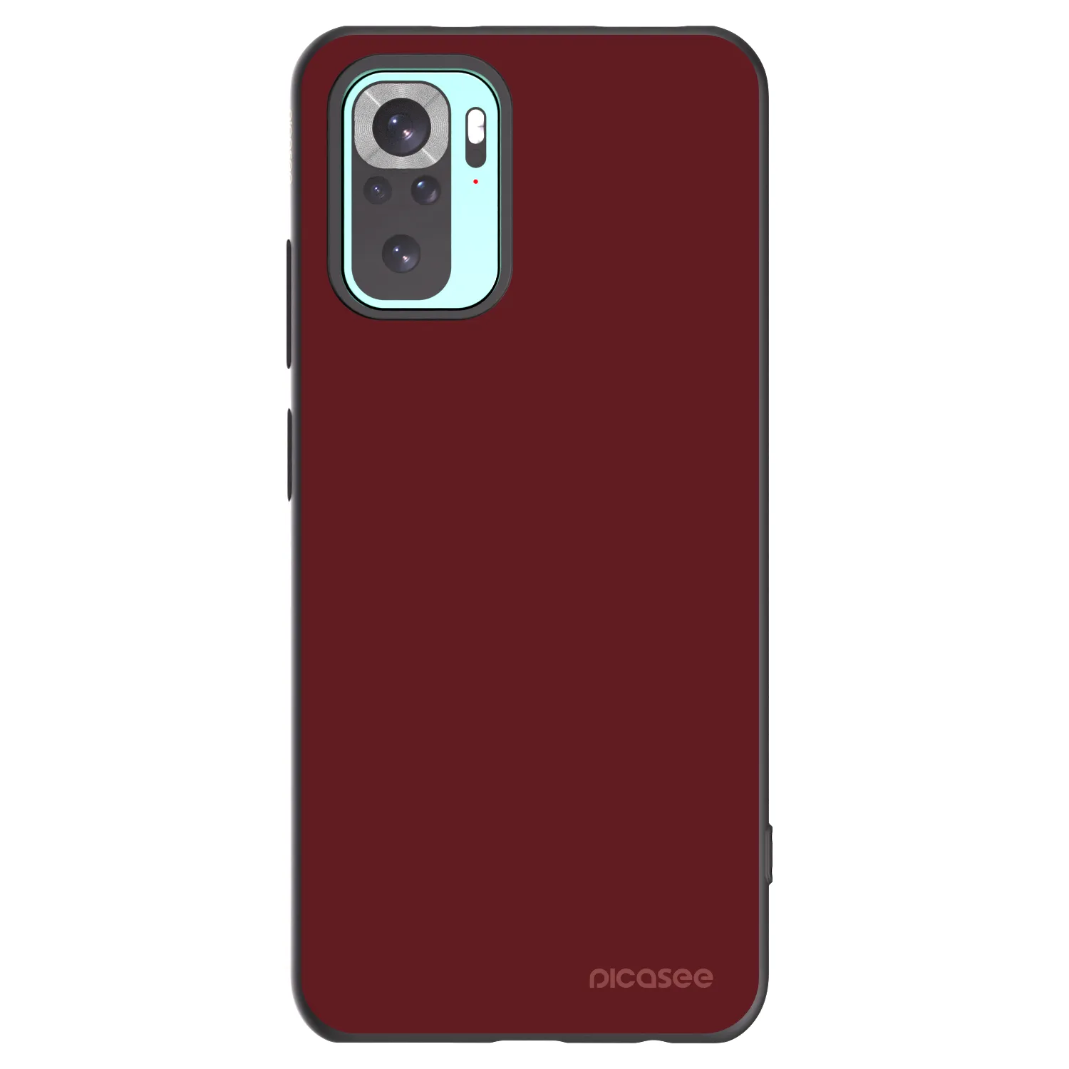 Picasee Xiaomi Redmi Note 10 Pro Hülle - Schwarzes Silikon - Red Bliss