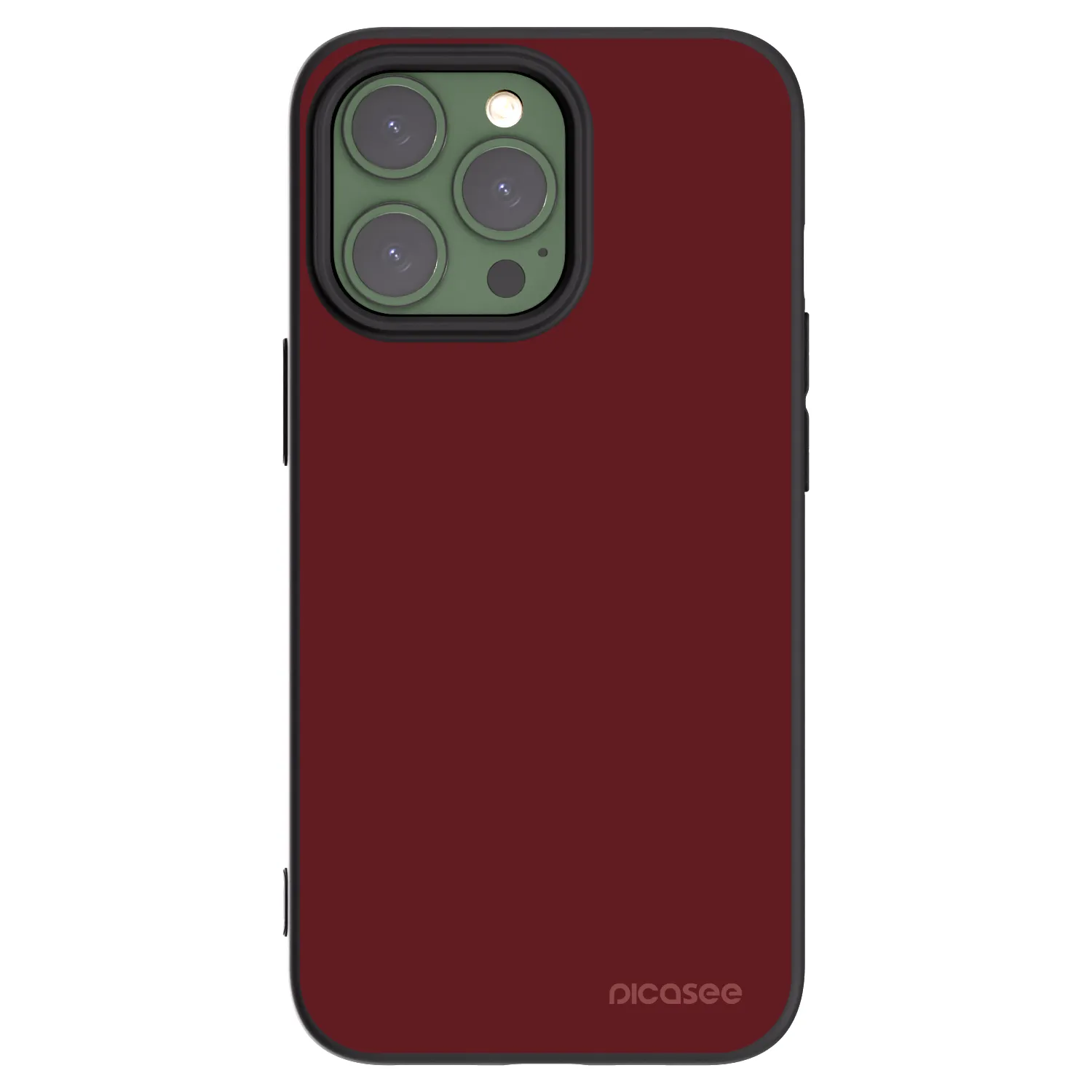 Picasee Apple iPhone 13 Pro Hülle - Schwarzes Silikon - Red Bliss