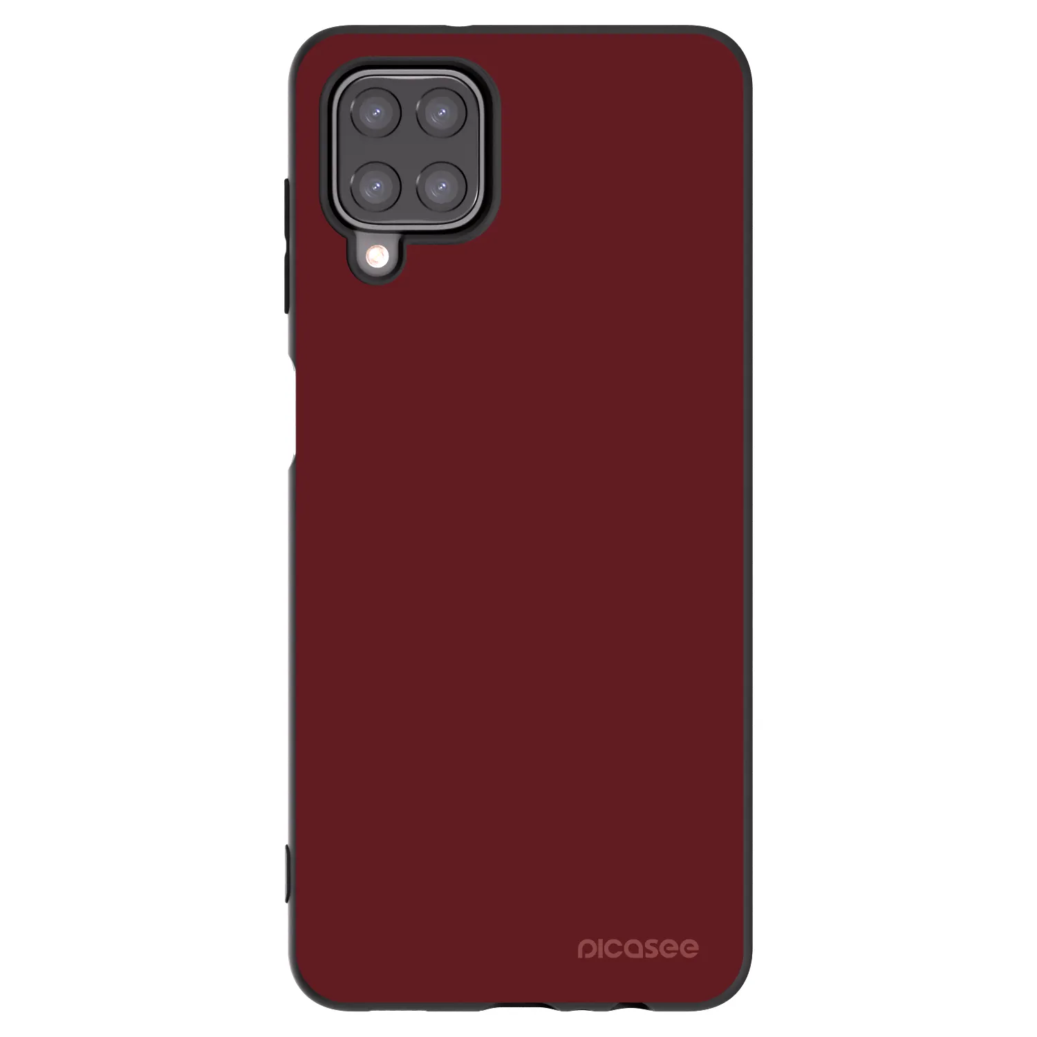 Picasee Samsung Galaxy M12 M127F Hülle - Schwarzes Silikon - Red Bliss