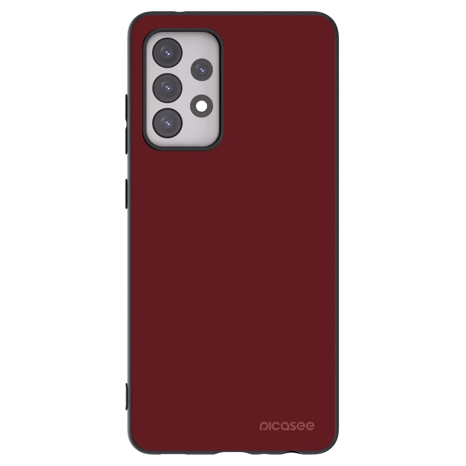 Picasee Samsung Galaxy A52s 5G A528B Hülle - Schwarzes Silikon - Red Bliss