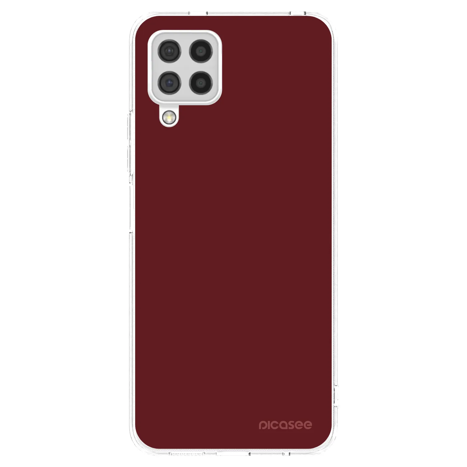 Picasee Samsung Galaxy A22 A225F 4G Hülle - Transparentes Silikon - Red Bliss