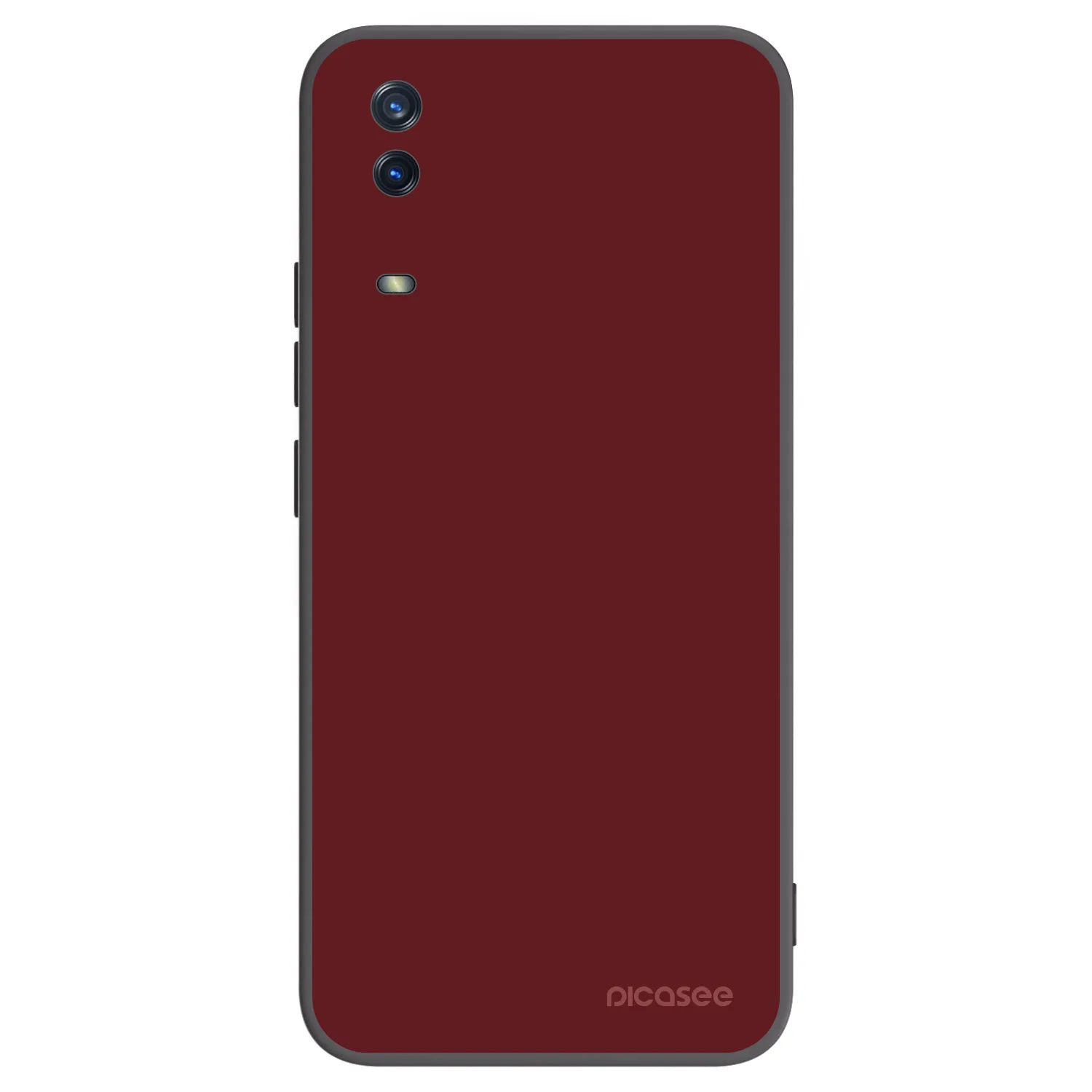 Picasee Vivo Y11s Hülle - Schwarzes Silikon - Red Bliss