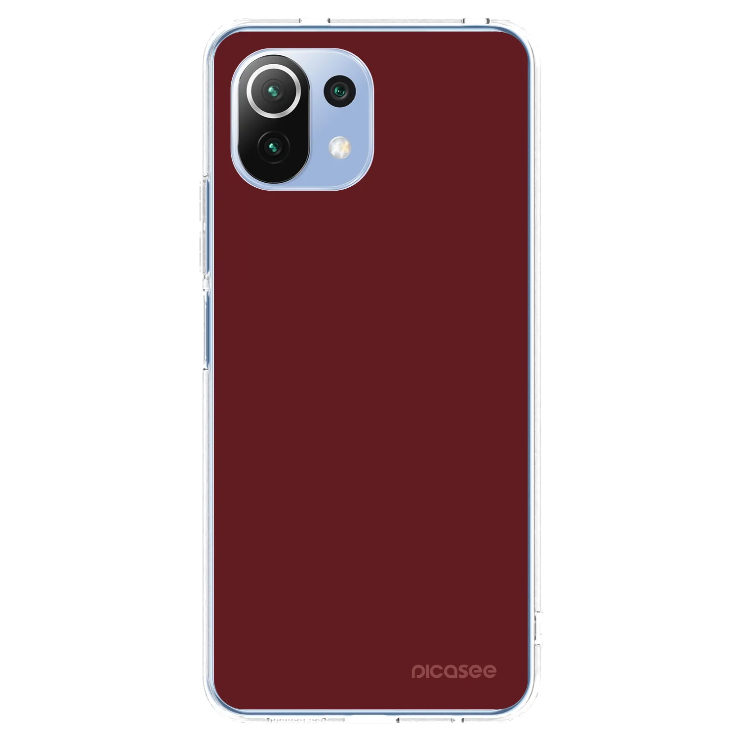 Picasee Xiaomi 11 Lite 5G NE Hülle - Transparentes Silikon - Red Bliss