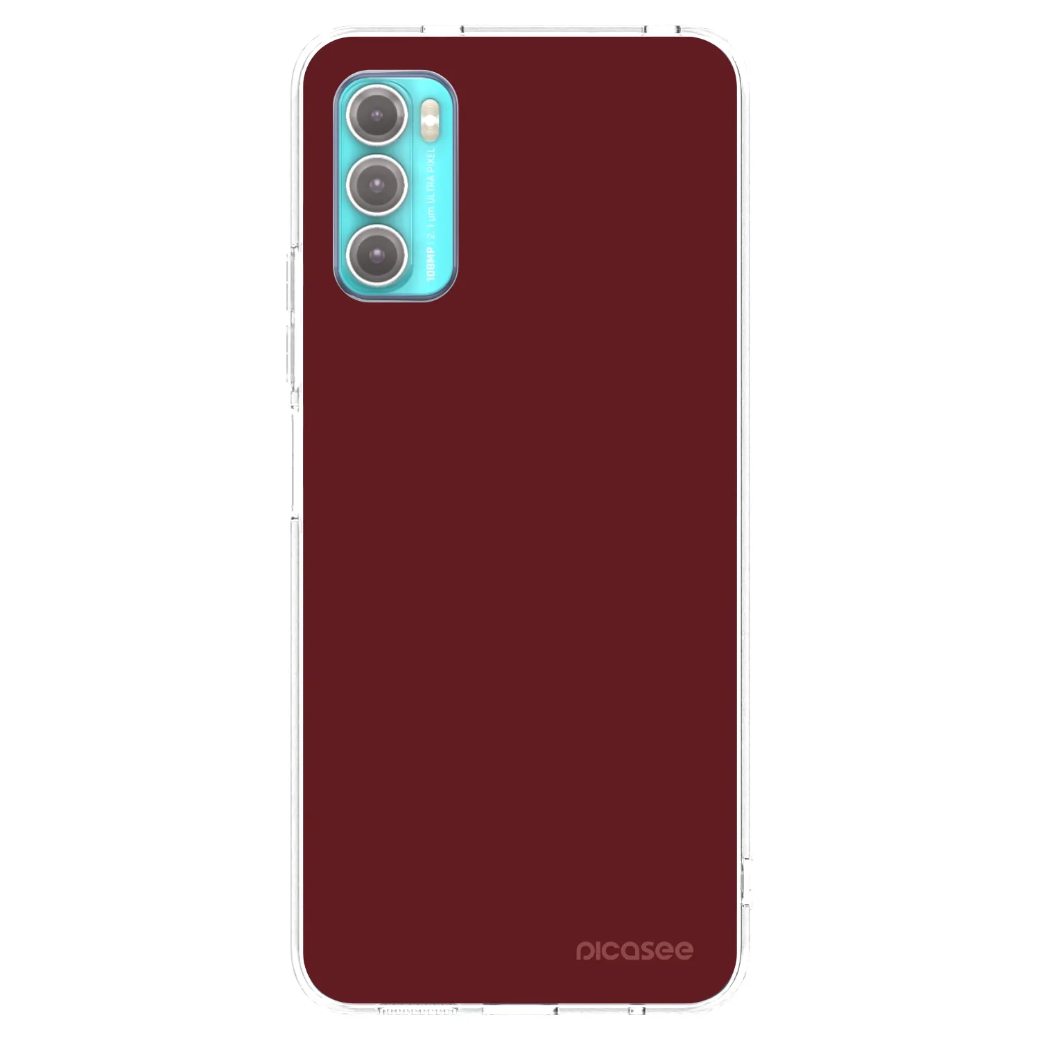 Picasee Motorola Moto G60 Hülle - Transparentes Silikon - Red Bliss